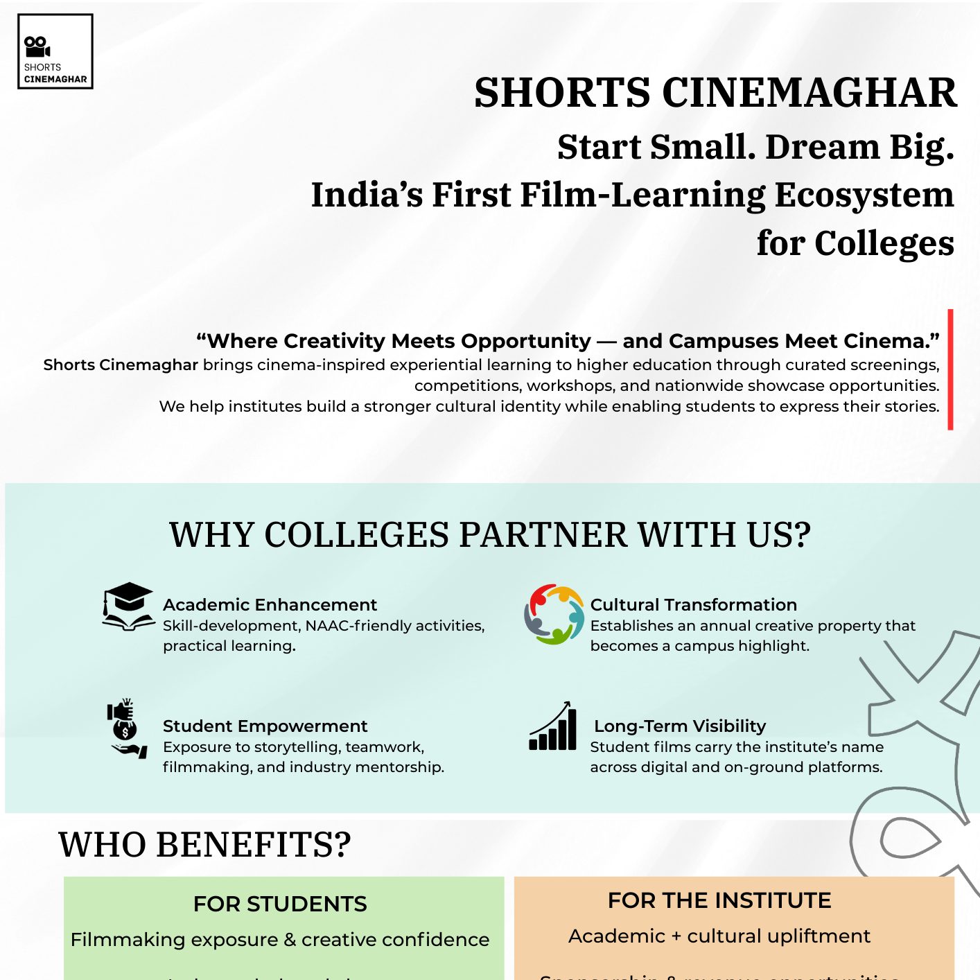One Pager Design